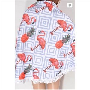 🏖🏖🏊‍♀️Flamingo Beach Towel/Cover-up🏖🏖🏊‍♀️